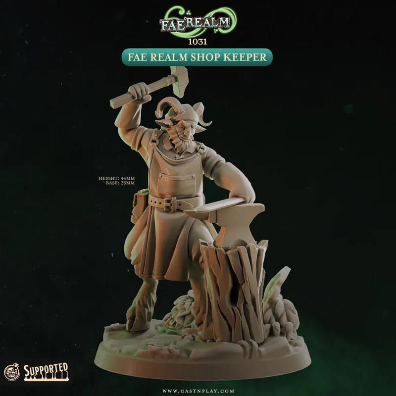 Gratis Retour Cast n Play - Royaume Féerique - Forgeron