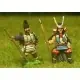 Samurai General, seated with bodyguard Aanbieding