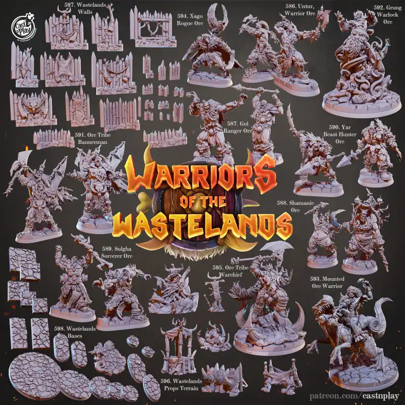 Must-Have Cast n Play - Guerriers des Terres Désolées - Set Complet