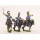 Gereduceerde Prijs French Cavalry Command Line Lancer Officer, Standard Bearer & Trumpeter