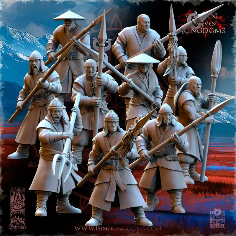 The Beholder Miniatures - Astarii - Milice Paysanne Weekendaanbieding