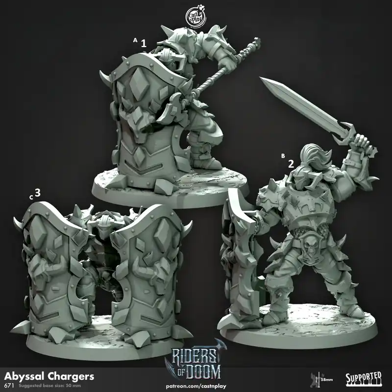 Cast n Play - Cavaliers du Chaos - Chargeurs Abyssaux Uitverkoop