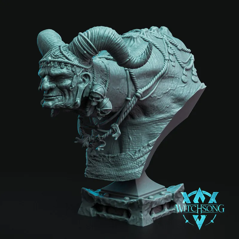 Witchsong Miniatures - Buste - Sorcière Cornue Korting