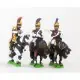Russian 1813-15 Command Cuirassier Officer, Standard Bearer & Trumpeter Rechtstreeks Van De Fabrikant