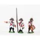 Early Spanish Infantry Command Line Officer, Standard Bearer and Drummer, halted Favoriet