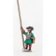 European Armies Heavy Pikemen in Hats with pike upright Fabrieksprijs