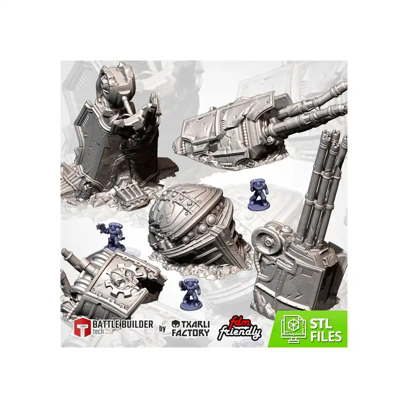 Merkproduct Txarli - Décors Science fiction - Epaves titan