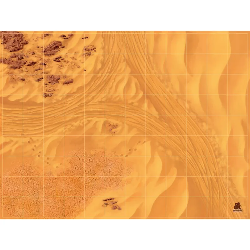 Bestseller Battlemap Désert 90×67,5cm sans quadrillage