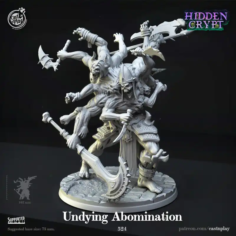 Finale Uitverkoop Cast n Play - Crypte Cachée - Abomination Non-morte