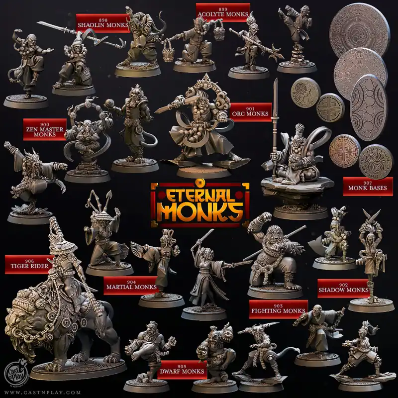 Cast n Play - Moines Eternels - Set Complet Hete Deal