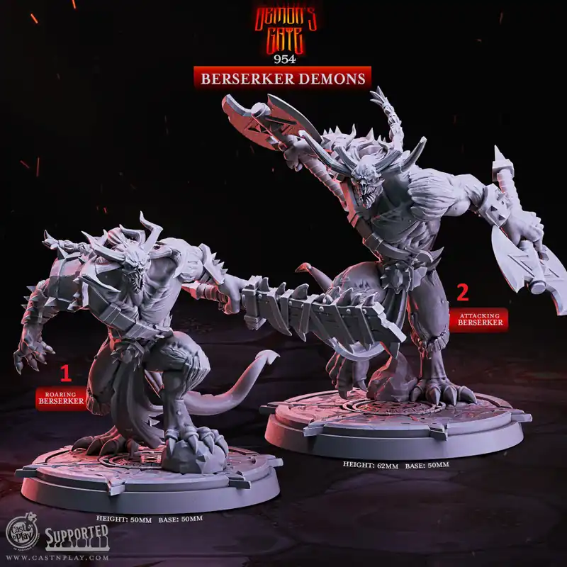 Weekendaanbieding Cast n Play - Porte des Démons - Demon Berserker