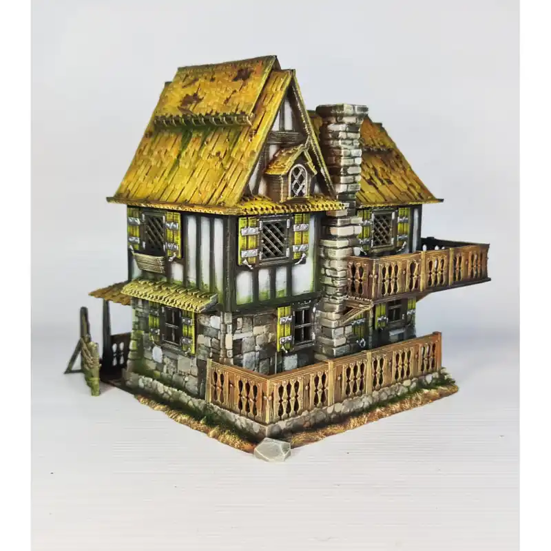 Merkproduct 3D4U - The Marsley Abode - Medieval Town Set