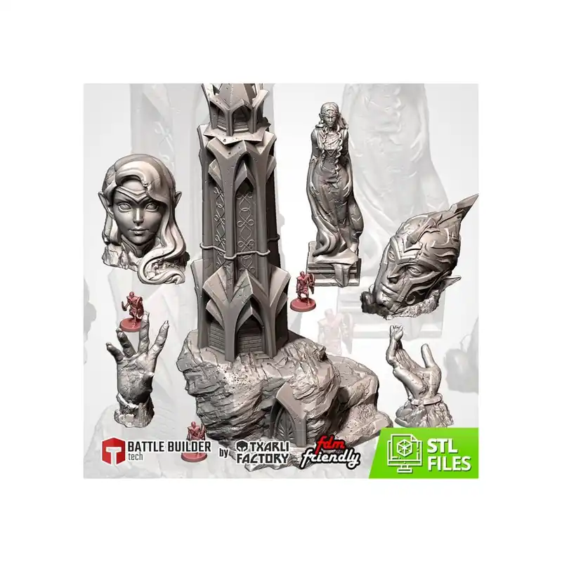 Beste Prijs Txarli - Décors Fantasy - Constructions elfiques