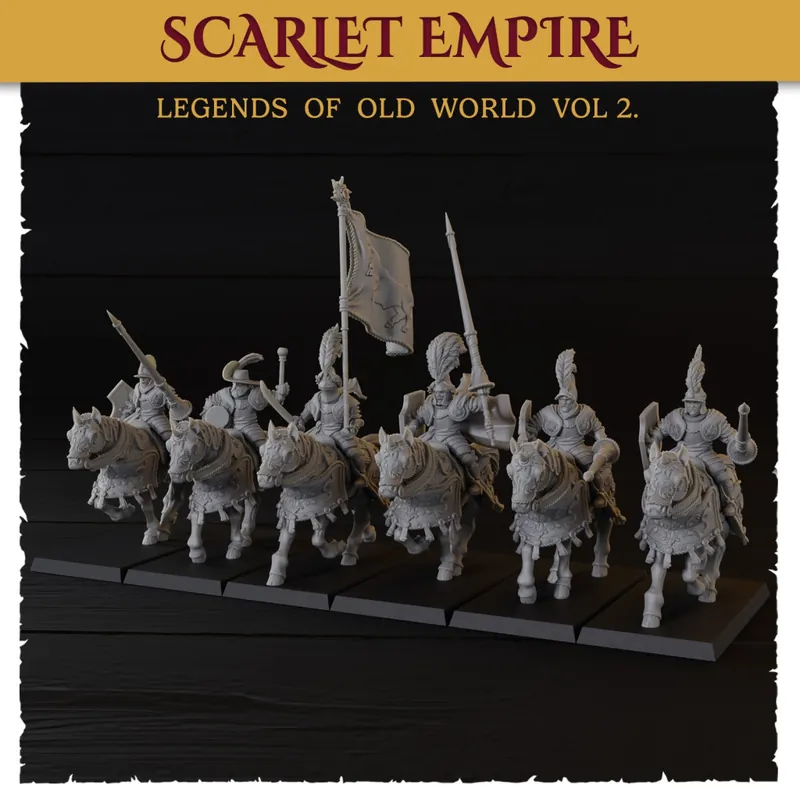 Premium Titan Forge - Scarlet Crusade - Heavy Cavalry with EMC