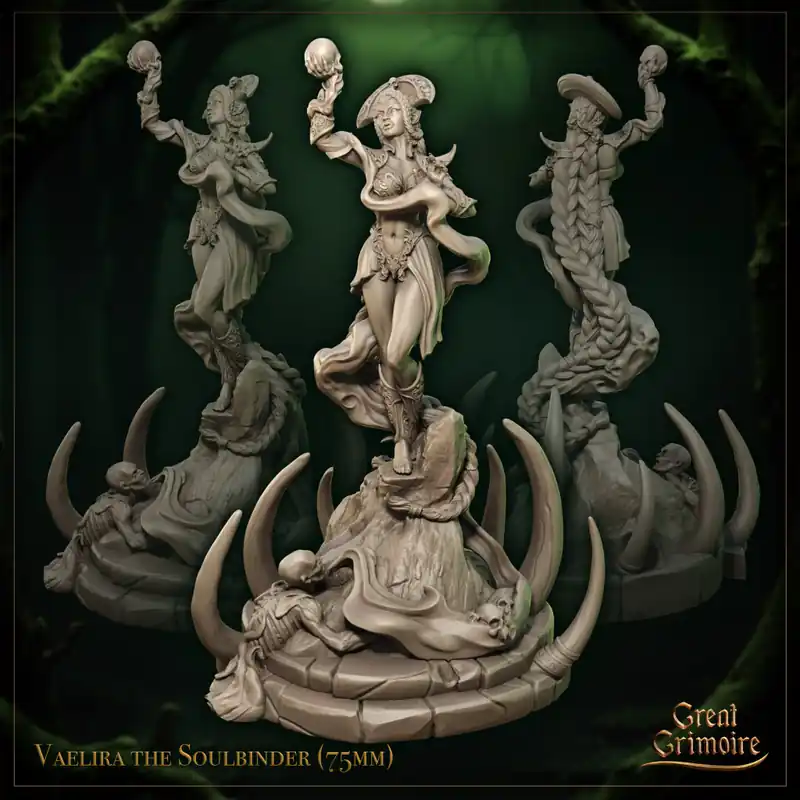 Veilige Betaling Great Grimoire - Harvest of the Undying - Vaelira 75mm