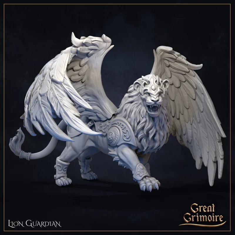 Goedkoop Great Grimoire - Elemental Awakening - Lion Gardien
