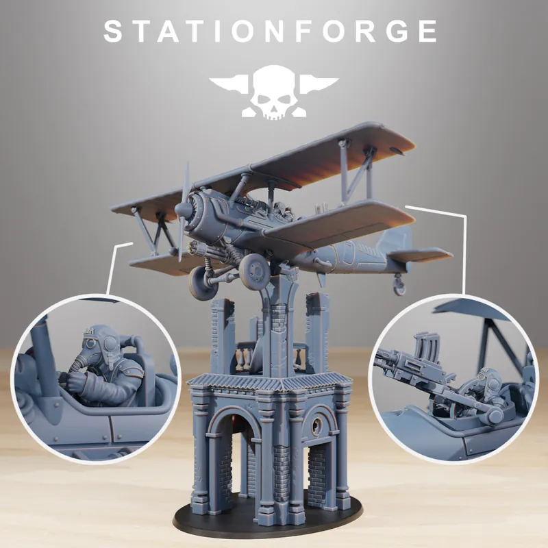 Station Forge - Légion de Fer – 1x Grimguard SF-14A Biplane Finale Uitverkoop