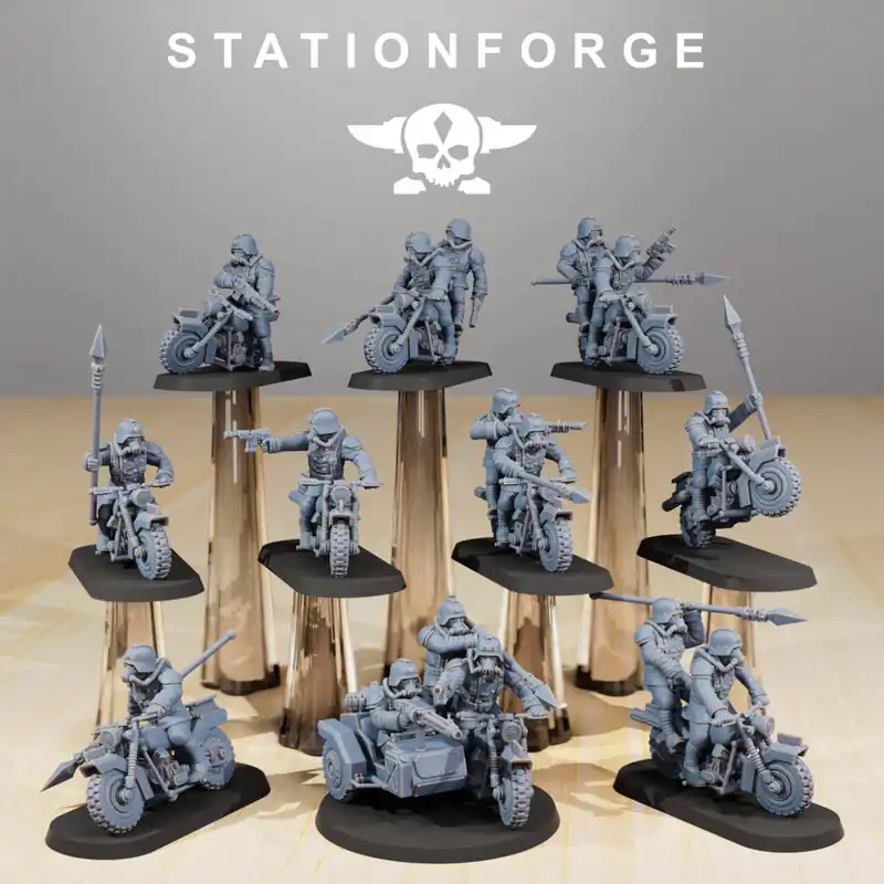 Actieprijs Station Forge - Légion de Fer – 10x Grimguard War Bike