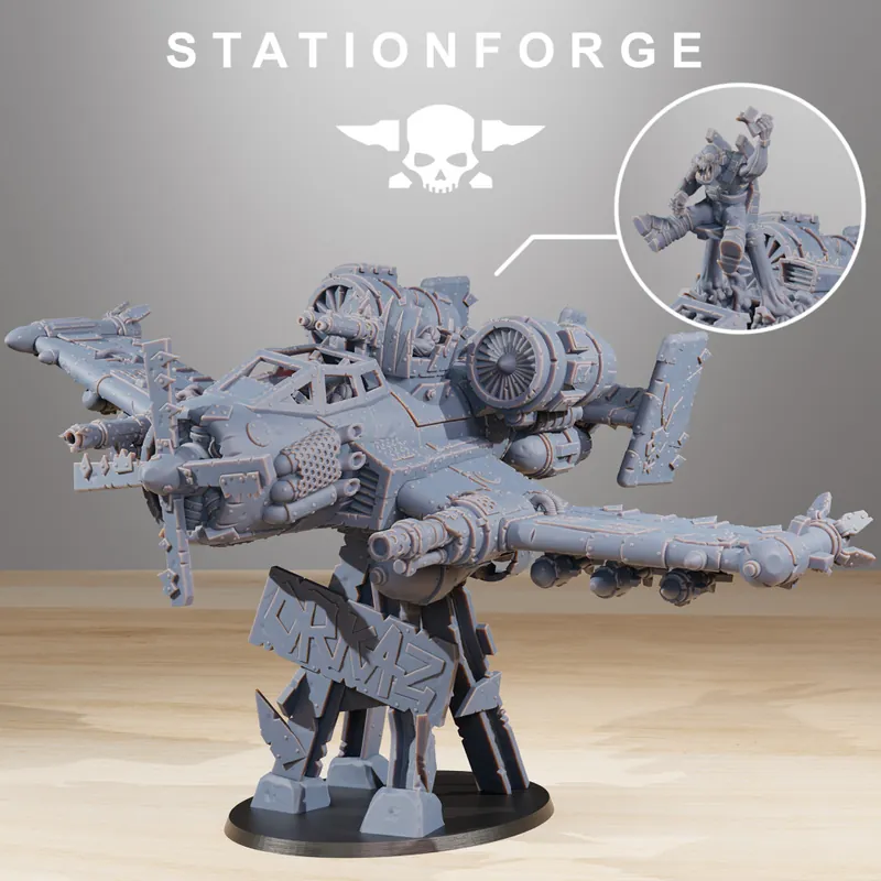 Betrouwbaar Station Forge - Orques – 1x Orkaz Plane