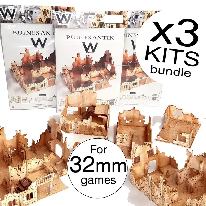 Gecertificeerd Bundle Kit x3 – Cité Antik – 32mm