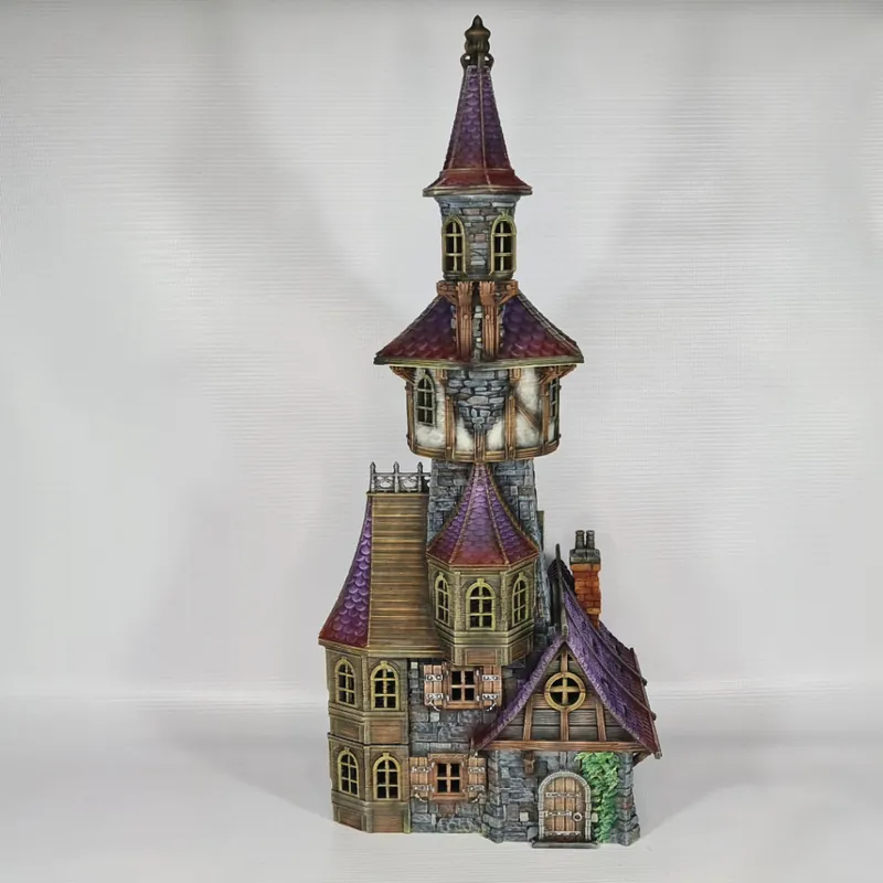Beperkte Voorraad 3D4U - Apothecary‘s Tower - Medieval Town Set