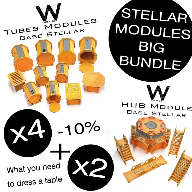 Lot de Kits – Base Module Stellar Complète Bestel Nu