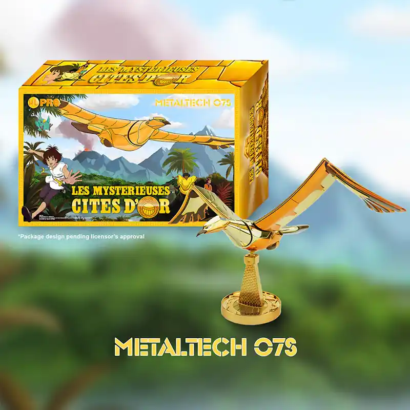 Les Mystérieuses Cités d‘Or Le Grand Condor Gold Chrome version Metaltech 07S HL Pro Must-Have