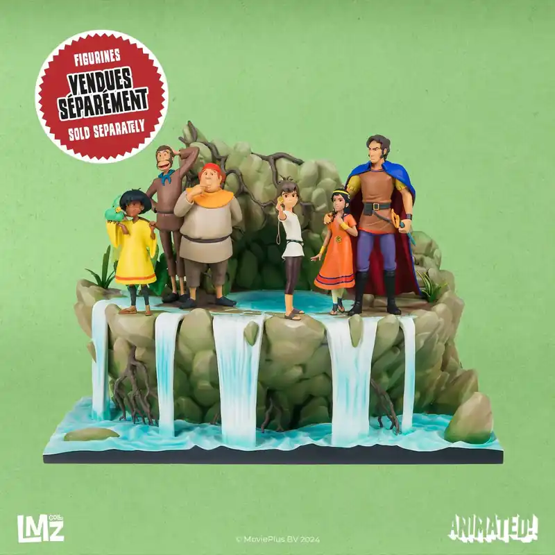 Socle décor Les Mystérieuses Cités d‘Or La cascade LMZ Collectibles ANIMATED! 2024 Must-Have