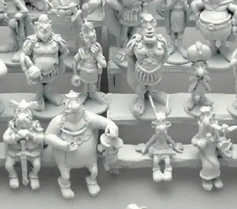 Goedkoop ASTERIX LA PHOTO DE FAMILLE (VERSION MONOCHROME) – 136 figurines en métal