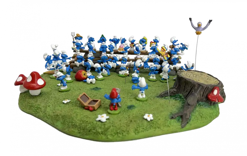 Figurine Pixi Les Schtroumpfs la photo de famille des Schtroumpfs 6487 Bestel Nu