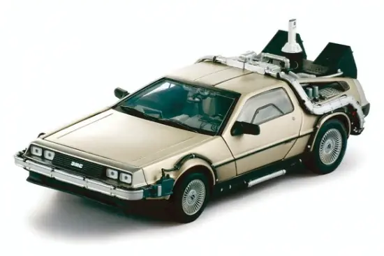 Korting (article endommagé) RETOUR VERS LE FUTUR II DE LOREAN LK COUPE 1981 1/18
