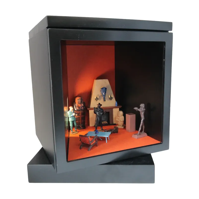 Figurine Pixi Blake & Mortimer Mortimer démasquant Guinea Pig, collection Pixirama 2025 (06801) Bestseller