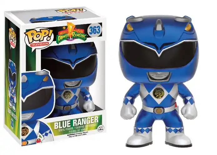 POWER RANGERS BLUE RANGER (METALLIC), POP! – figurine vinyl 10 cm Betrouwbaar