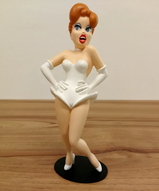 Statuette The Girl Tex Avery Droopy Démons & Merveilles 2004 (v15z65) Uitverkoop