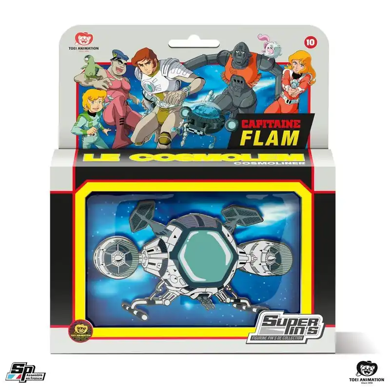 Figurine/Pin‘s Capitaine Flam Cosmolem en boite SP Collections 2023 Populair