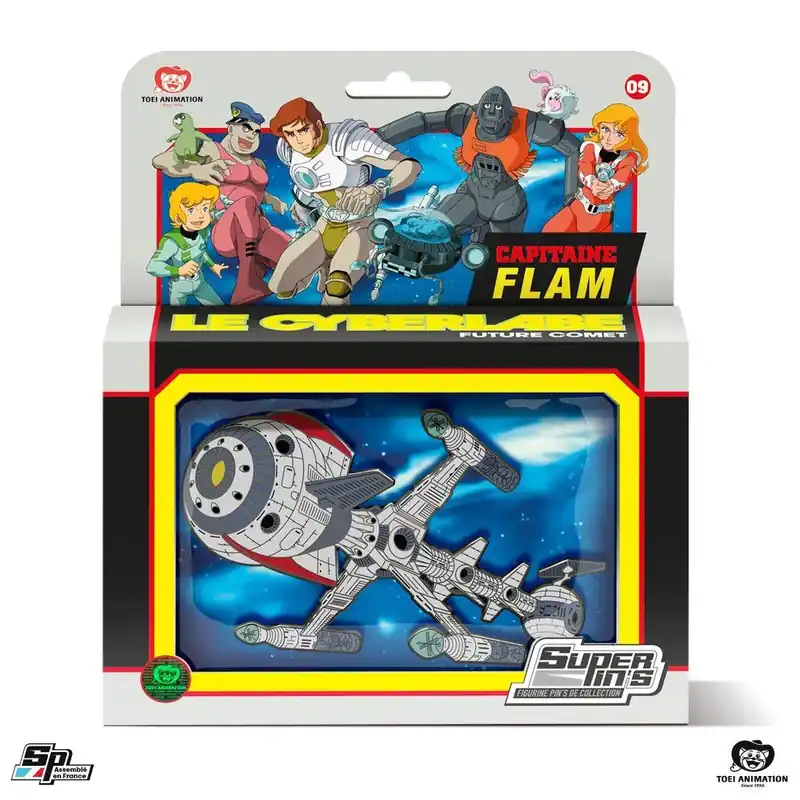 Figurine/Pin‘s Capitaine Flam Cyberlabe en boite SP Collections 2022 Bestseller