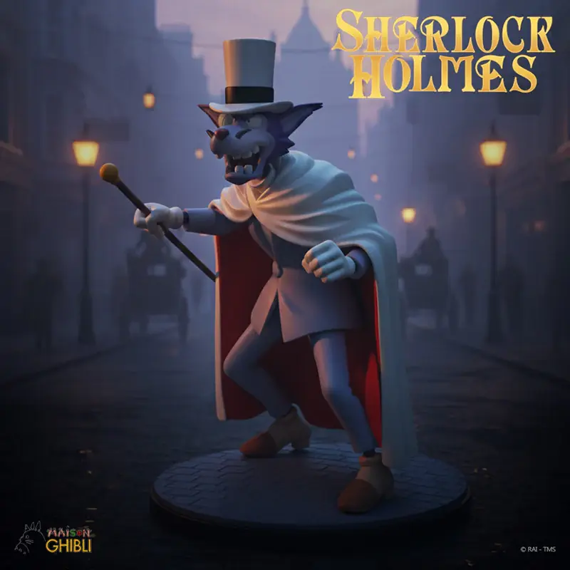 Statuette de collection Moriarty (Sherlock Holmes) par Alban Ficat, Semic Animation Collection 2026 Bestel Nu
