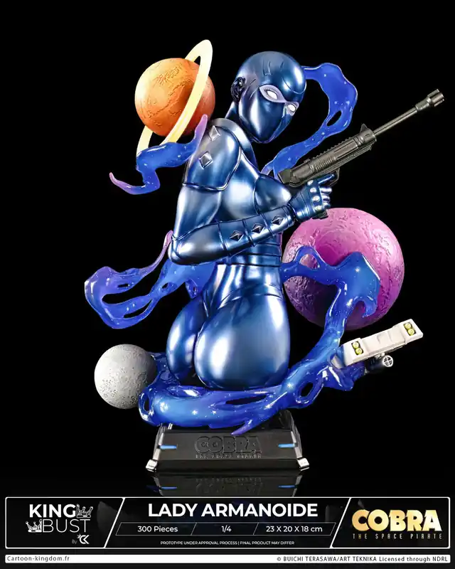Buste de collection 1 4 Cobra Lady Armanoïde, King Bust Cartoon Kingdom 2025 Hete Deal