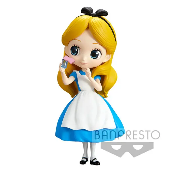 Premium ALICE AU PAYS DES MERVEILLES ALICE THINKING TIME, Q POSKET – figurine en vinyle 14 cm