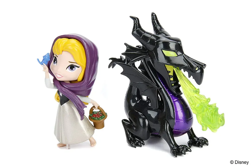 LA BELLE AU BOIS DORMANT MALEFICENT & BRIAR ROSE – figurines en métal 10 cm (METALFIGS D3) Exclusieve Aanbieding