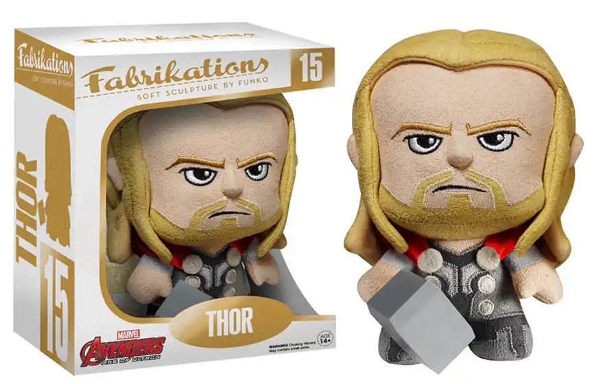 THE AVENGERS, AGE OF ULTRON THOR « FABRIKATIONS » – peluche 15 cm Snelle Levering