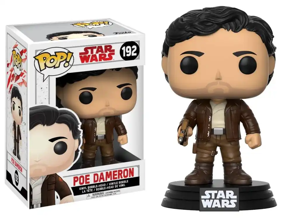 STAR WARS, EPISODE VIII POE DAMERON, FUNKO POP! 192 – figurine bobble-head vinyl 10 cm Korting