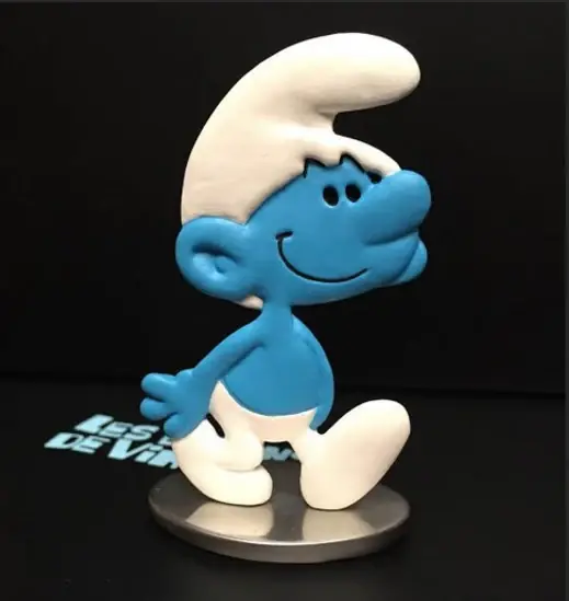 Tijdelijk Beschikbaar LES SCHTROUMPFS SCHTROUMPF VINTAGE COULEURS - figurine en étain 6 cm
