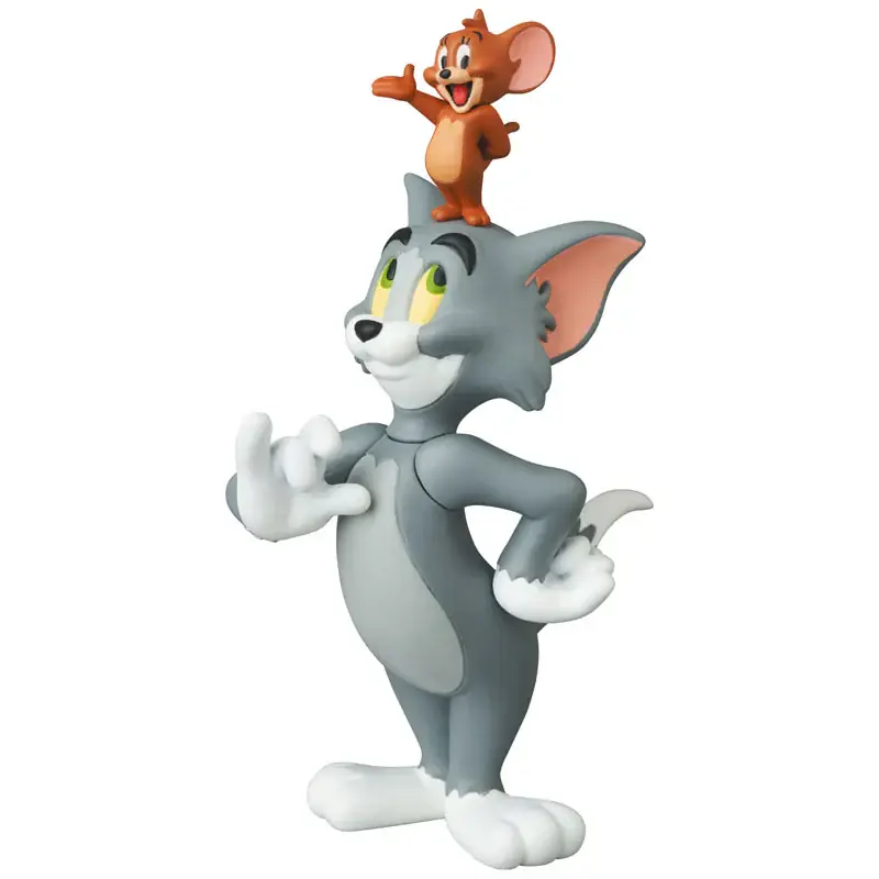 Op = Op Figurine Tom & Jerry, Jerry on Tom‘s head Medicom Ultra Detail Figure UDF série 01 601