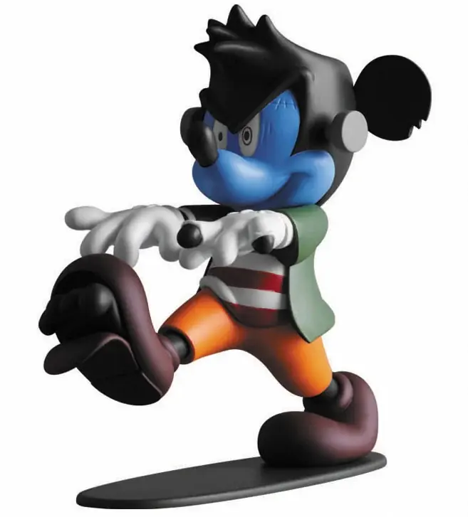 Flitsaanbieding (emballage avec défauts) MICKEY MOUSE MONSTER VERSION "UDF DISNEY SERIES 3" - figurine plastique 8 cm