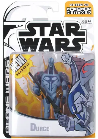 Betrouwbaar Figurine articulée Durge Star Wars Clone Wars Animated Hasbro 2003