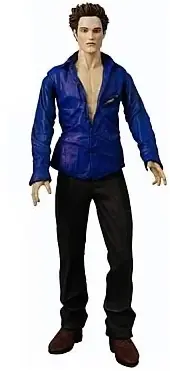 Hete Deal TWILIGHT, NEW MOON EDWARD CULLEN (CHEMISE BLEUE, PAILLETTES) – figurine articulée 18 cm