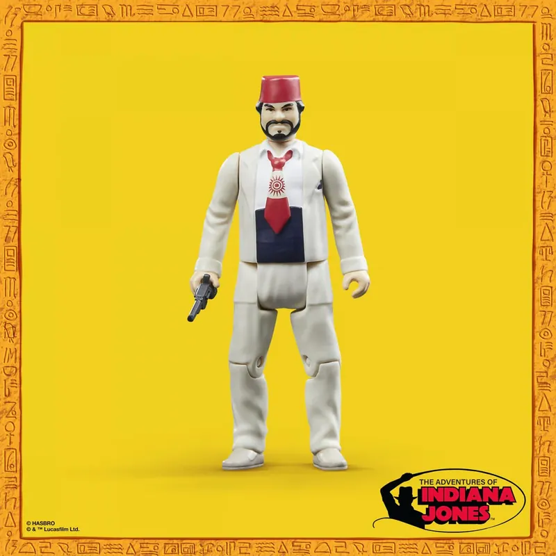 Figurine Indiana Jones Sallah The Last Crusade Retro Collection Hasbro 2023 Seizoensaanbieding