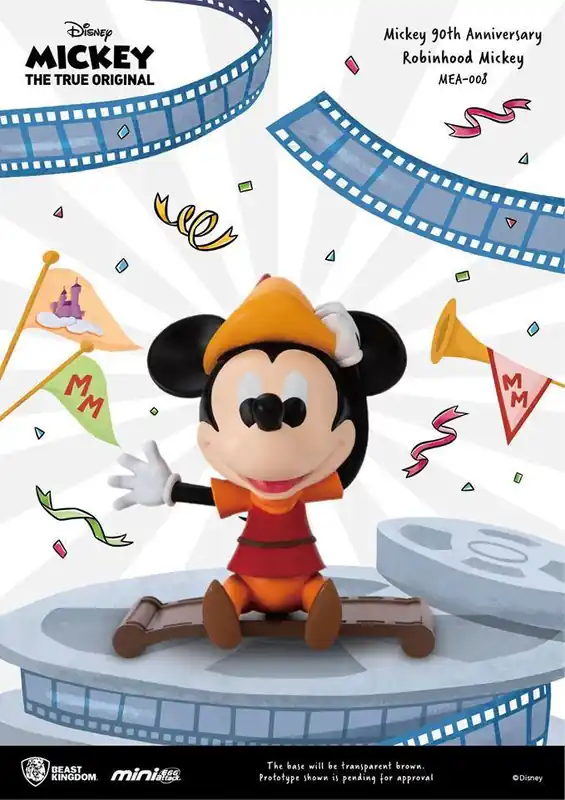 Meest Verkocht MICKEY MOUSE, THE TRUE ORIGINAL 90 YEARS ROBIN HOOD MICKEY, MINI-EGG ATTACK 008 – figurine pvc 9 cm