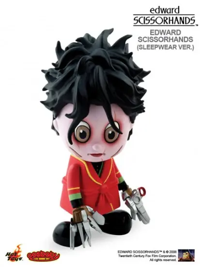 Merkproduct Figurine Cosbaby Edward Scissorhands Edward (Sleepwear) Hot Toys